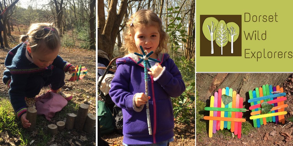 dorsetwildexpl's tweet photo. A magical Woodland Playgroup today with fairy doors and wands. Outdoor fun every Monday 10-11.30 near Wallisdown for 0-8s. #forestschool #DorsetHour #natureplay #outdoorplay #Bournemouth #Poole #fairies #doyoubelieveinmagic https://t.co/xKCviR480r