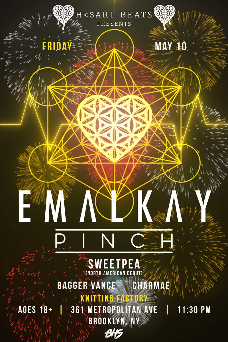 🎉🎆Brand new announcement!!
One year anniversary of #HeartBeats !!

<a href="/emalkay/">Emalkay</a> 
@TectonicPinch 
#sweetpea
RSVP : facebook.com/events/5188773…
TICKETS : 
bit.ly/2Wv1Omu

#NotAnAprilFoolsJoke