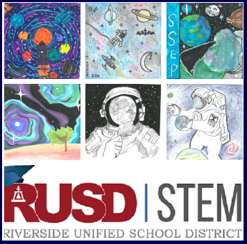 Congratulations to the winners of @RUSD
SSEP Mission 13 to ISS: Mission Patch Design Competition from Riverside STEM Academy, King High School, Washington, Madison and JFK  Elementary school.<a href="/SSEP_NCESSE/">SSEP</a> <a href="/doctorjeff/">-  Jeff Goldstein</a> <a href="/STEMacademyRUSD/">Riverside STEM Academy</a> #SSEP