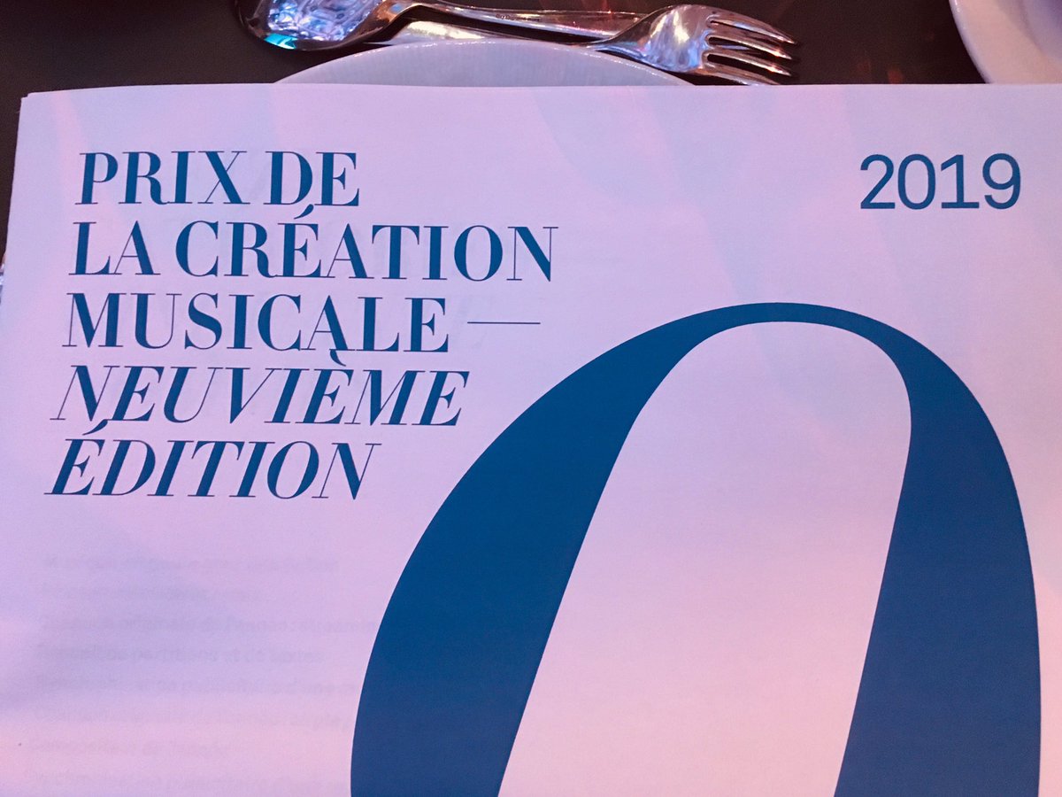 blaisemistler's tweet image. Heureux de retrouver les fédérateurs Prix de la création musicale ! #PCM2019