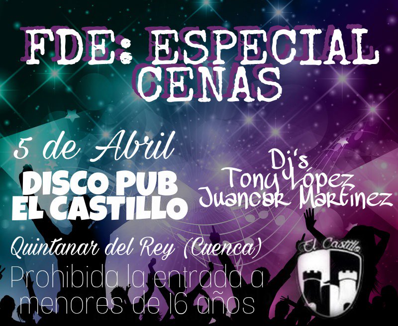 2bach18_19's tweet photo. YA TENEMOS AQUÍ LAS CENAS🥂
⛔ 5 ABRIL ⛔
🔶 Entrada 2€
🔶 Se sorteará una entrada en cada una de nuestras redes:
Insta: 2bach.18_19
Facebook: Segundo Bach
🔶 Para entrar en el sorteo dar RT.
Os esperamos! Suerte a todos! https://t.co/dDyh6oqQex