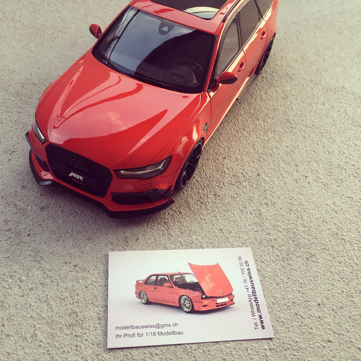 Modellbauswiss's tweet photo. #modellbau #modellcar #audi #audirs #audimotorsport #tuning #tuningcar #tuningcars #tuningworld #germancar #germancars #germany🇩🇪 #bbsrs #quattrogmbh #avussilver #modelcarsofinstagram #modellcars #modellcar #abt #118scale #scale118 #rs6 #rs6avant #audirs6 #rs6abt #misanored https://t.co/YaPZ3h75FF