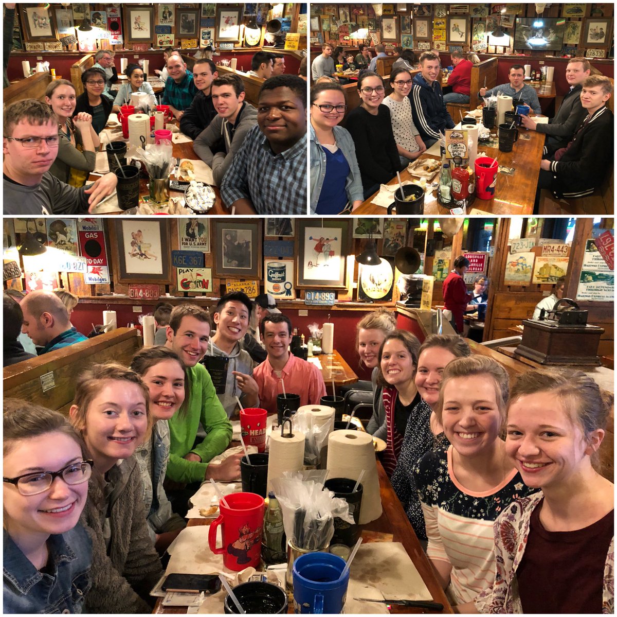DAHartkopf's tweet photo. Lambert’s! #SWSEtour19 #Jonslaststand https://t.co/xcUS6E08Sf
