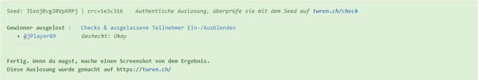 Gl&uuml;ckwunsch @jPlayer89  hat das #Giveaway  gewonnen!   Melde dich per dm bei mir 🥰 https://t.co/QnH4<a class="tags" target="_blank" title="On Twitter" href="/?out=eyJ0eXAiOiJKV1QiLCJhbGciOiJIUzUxMiJ9.eyJpYXQiOjE3MjU1MzA1NTgsImlzcyI6InR3cG9ybnN0YXJzLmNvbSIsIm5iZiI6MTcyNTUzMDU1OCwiZXhwIjoxNzU3MDY2NTU4LCJyZWRpcmVjdF91cmwiOiJodHRwczovL3R3aXR0ZXIuY29tL2pQbGF5ZXI4OSJ9.9aVHMHryOdwiBDZydEkhIjxSkGaim8MJQ83oRIYcUoQAxBHe5GGutY1fzdM43Sz35hFbge-NvbJvRcTOInhqgQ">@jPlayer89</a><a href="/tag/giveaway"class="tags">#Giveaway</a>