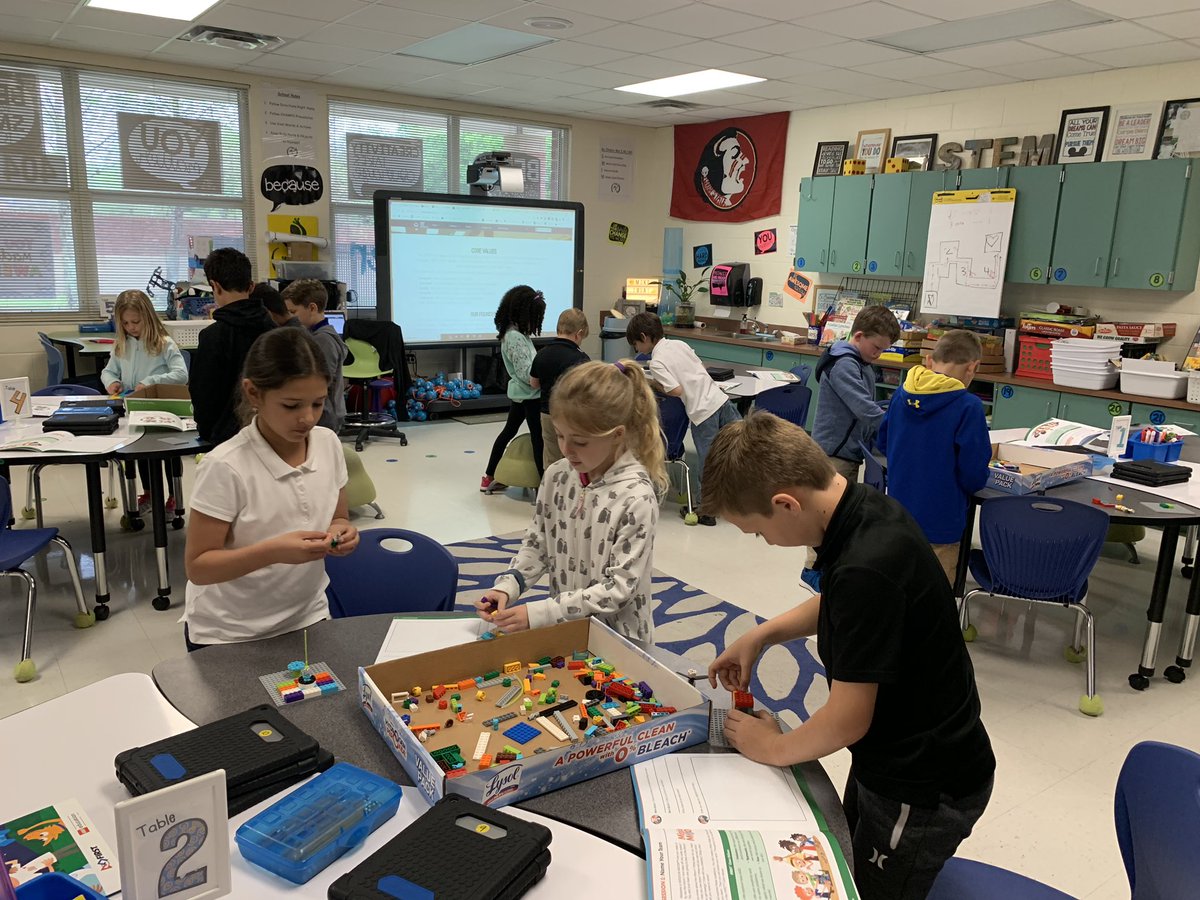 teachjwright's tweet photo. What do you bring to a @FLLFlorida team? build in action Can’t wait to heat what they say! #VCSFLLJr #ottersmatter #CCEstem @cypresscreekvcs @volusiaschools https://t.co/RSoKfpa2MW