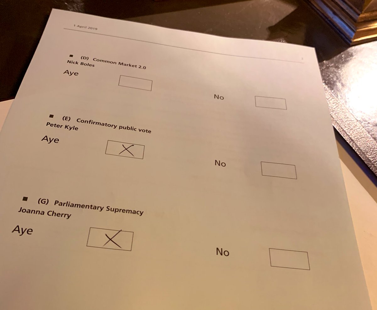 darrenpjones's tweet photo. (1) Tonight, I voted for a public vote and to revoke Article 50 to avoid a No Deal. I also supported Ken Clarkeβs Customs Union as a minimum motion. Last week, I abstained on Common Market 2.0 and I did the same tonight. https://t.co/sSxHF1ZiRG