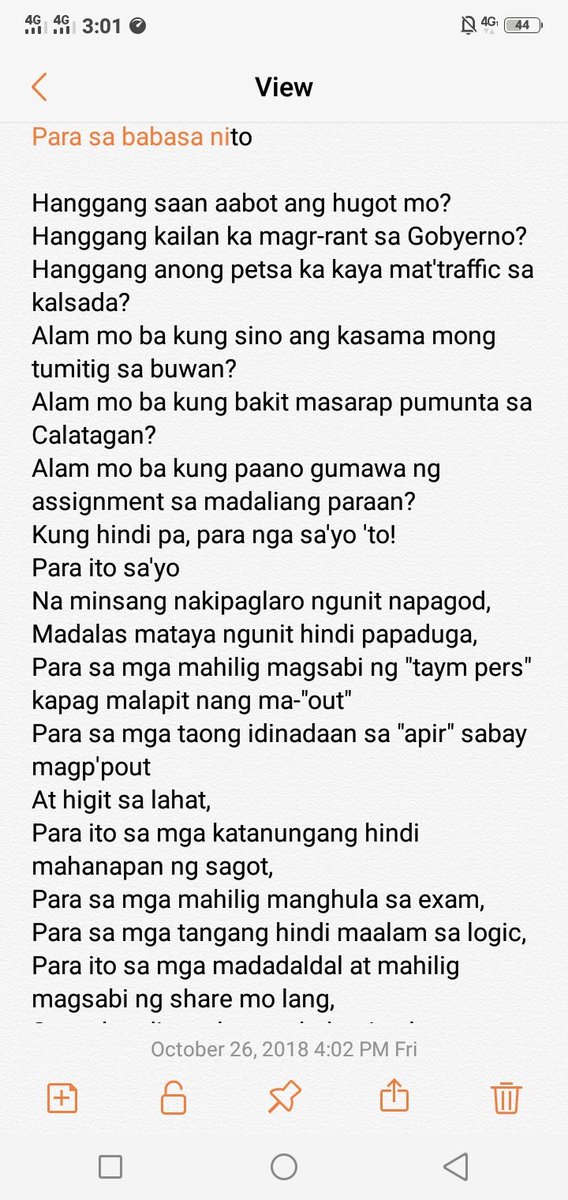 angge_andan's tweet photo. Hi Humss 11-1! gusto ko lang i-share sa inyo 'yung ginawa kong "Para sa babasa nito" sa dalawang libro natin😂😂
#SIRIT
#ILUWATIPALUNOK https://t.co/yUPFsEOwaw