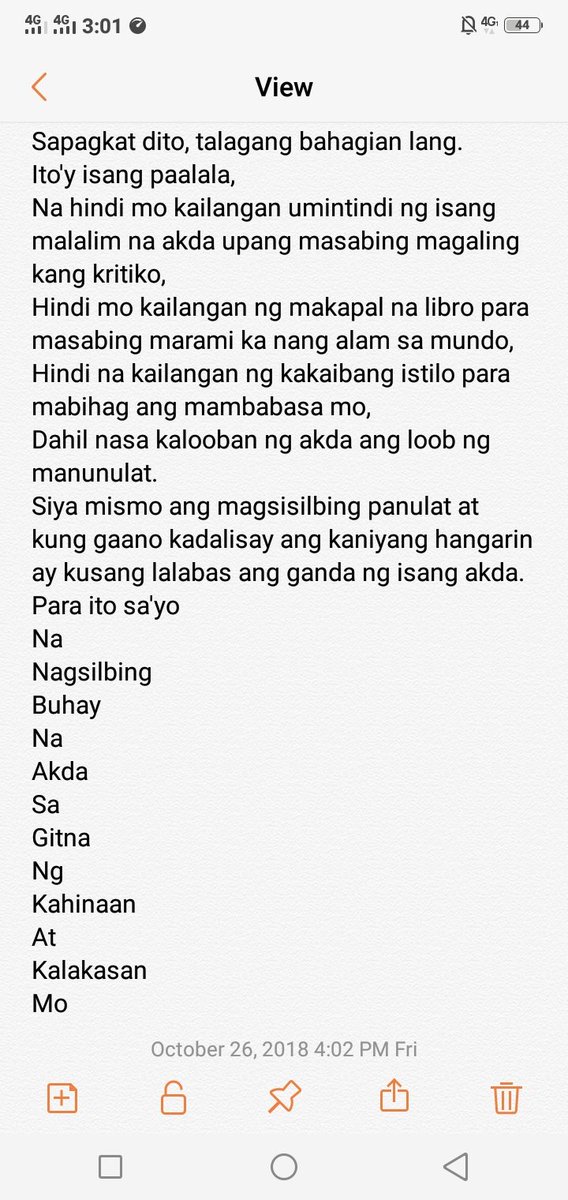 angge_andan's tweet photo. Hi Humss 11-1! gusto ko lang i-share sa inyo 'yung ginawa kong "Para sa babasa nito" sa dalawang libro natin😂😂
#SIRIT
#ILUWATIPALUNOK https://t.co/yUPFsEOwaw