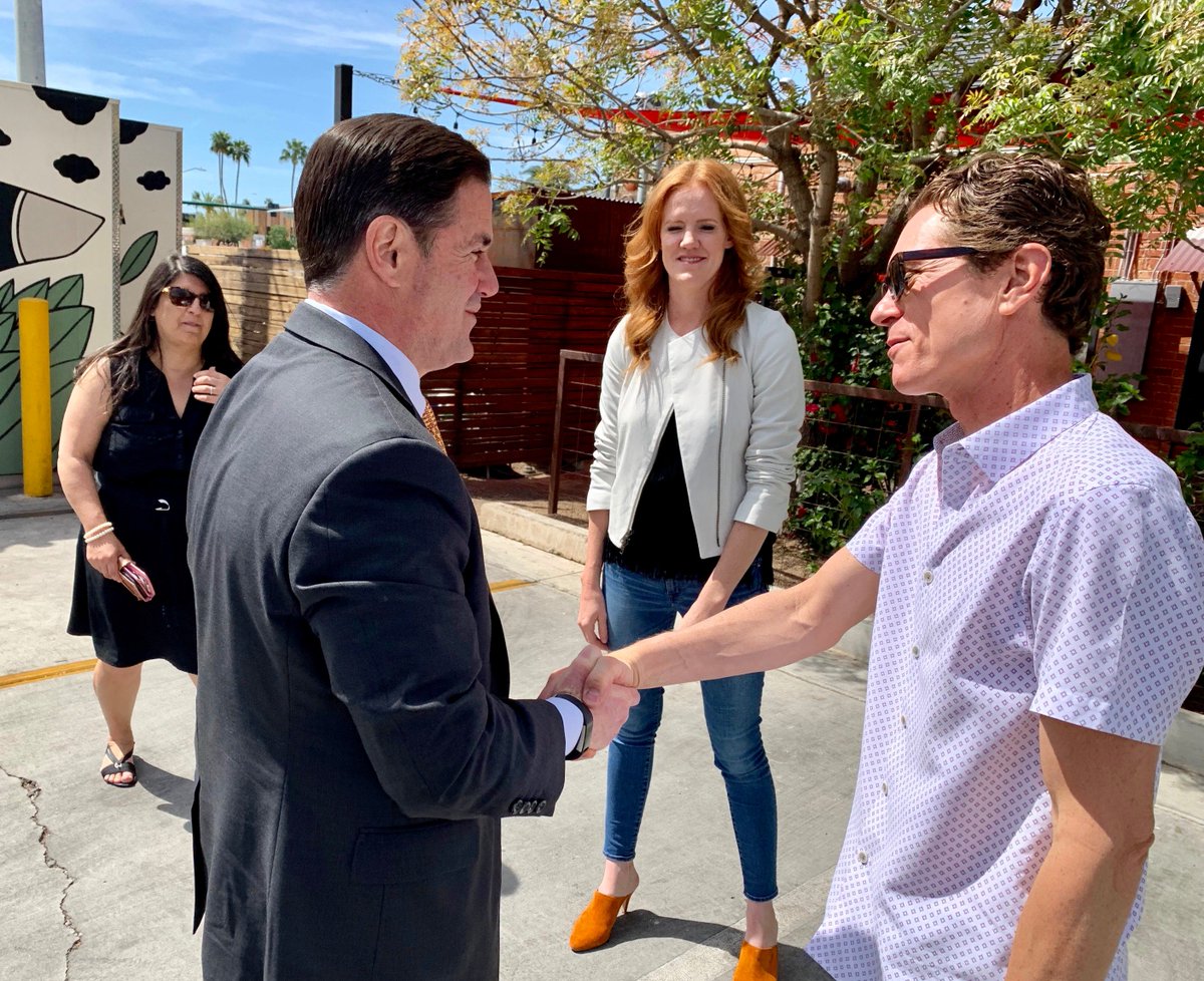 DougDucey's tweet photo. We’re at Churn to sign #HB2178, legislation to ensure ice cream shops such as this can serve its customers without the burden of needless red tape #IceCreamFreedom @UpwardProjects🍦 https://t.co/DyNSrNQYQS