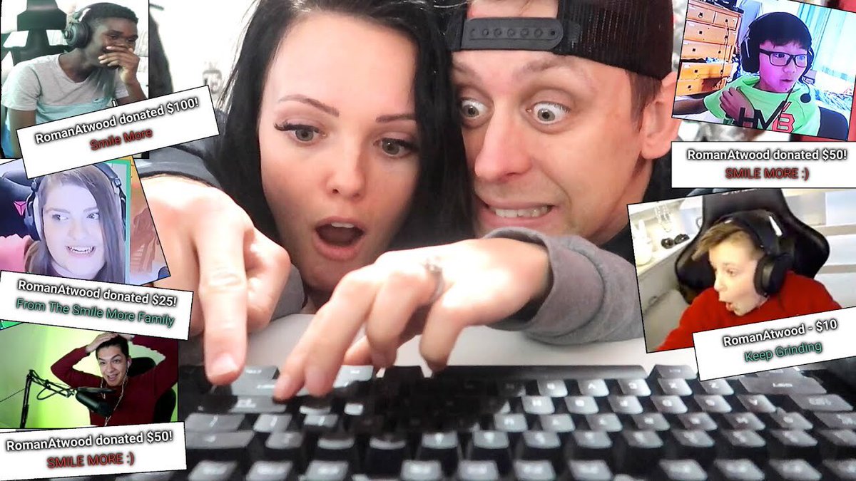 RomanAtwood's tweet photo. NEW VIDEO!! This was so much fun and can’t wait to do more of them! 
We Blew Their Minds!! 
 https://t.co/fMNaLYmLr0 https://t.co/Jeoi9nRzJm