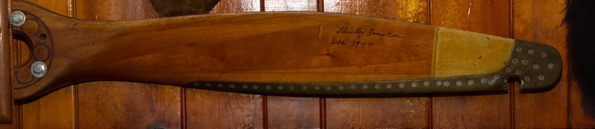 Remember the young man from the last #TBT?  The photo was of Shirley Frankin.  This prop proudly hangs in Ole's Steakhouse.  It was Shirley's 12 gauge slug went through the prop while coyote hunting.
#TBT #olesbiggame #paxton #nebraska