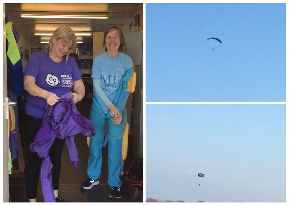 METrustUK's tweet photo. Our thanks to everyone supporting Dr Jane Woodgate´s courageous skydive for #PwME! Here are a few snapshots of her adventure #MECFS #theMETrust #skydiveforME #PwME https://t.co/BAFS9XiAKU