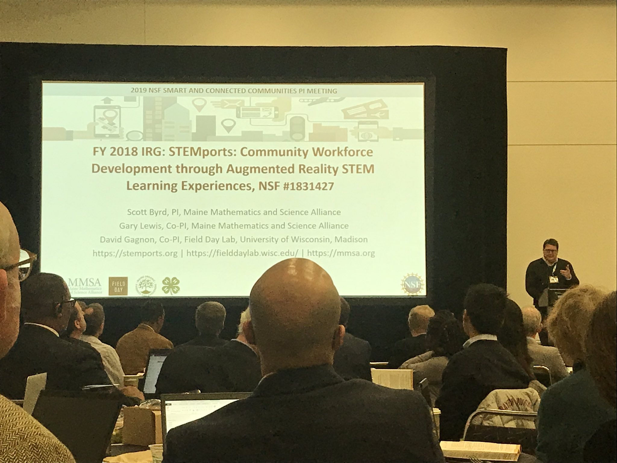 Field Day Lab on Twitter "Scott Byrd at talking about our