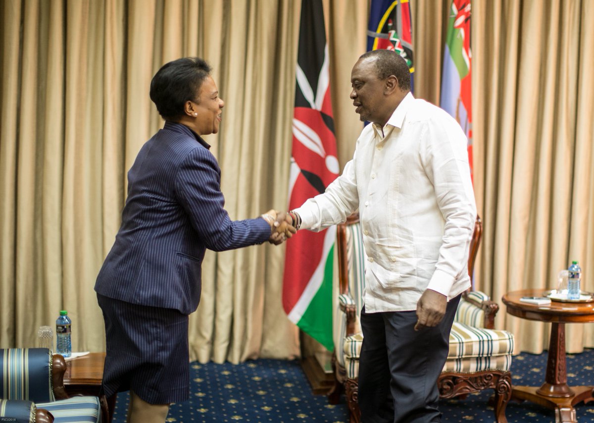 KanzeDena's tweet photo. Rais Uhuru Kenyatta amesema Kenya inanuia kuimarisha ushirikiano na Cuba hasa katika utoaji wa huduma bora za afya nchini, ambayo ni moja wapo ya nguzo za #Big4Agenda. Rais ameunga mkono ushirikiano unaoendelea kati ya nchi hizi mbili kwenye utafiti wa afya. https://t.co/Ky8vVfmNNL