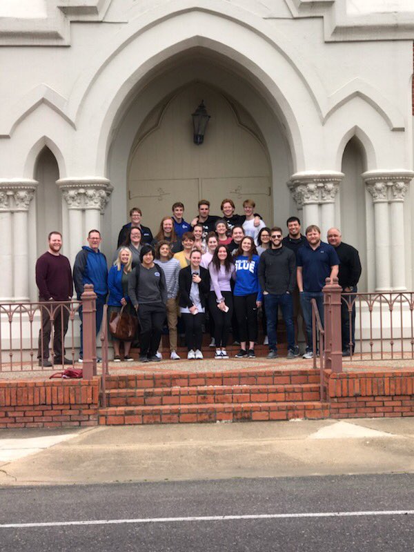 OG_Powerlifting's tweet photo. The crew after Mass on Sunday at Saint Francis Xavier Cathedral in Alexandria, LA. Great group of people! https://t.co/Uiyp2X2W0A
