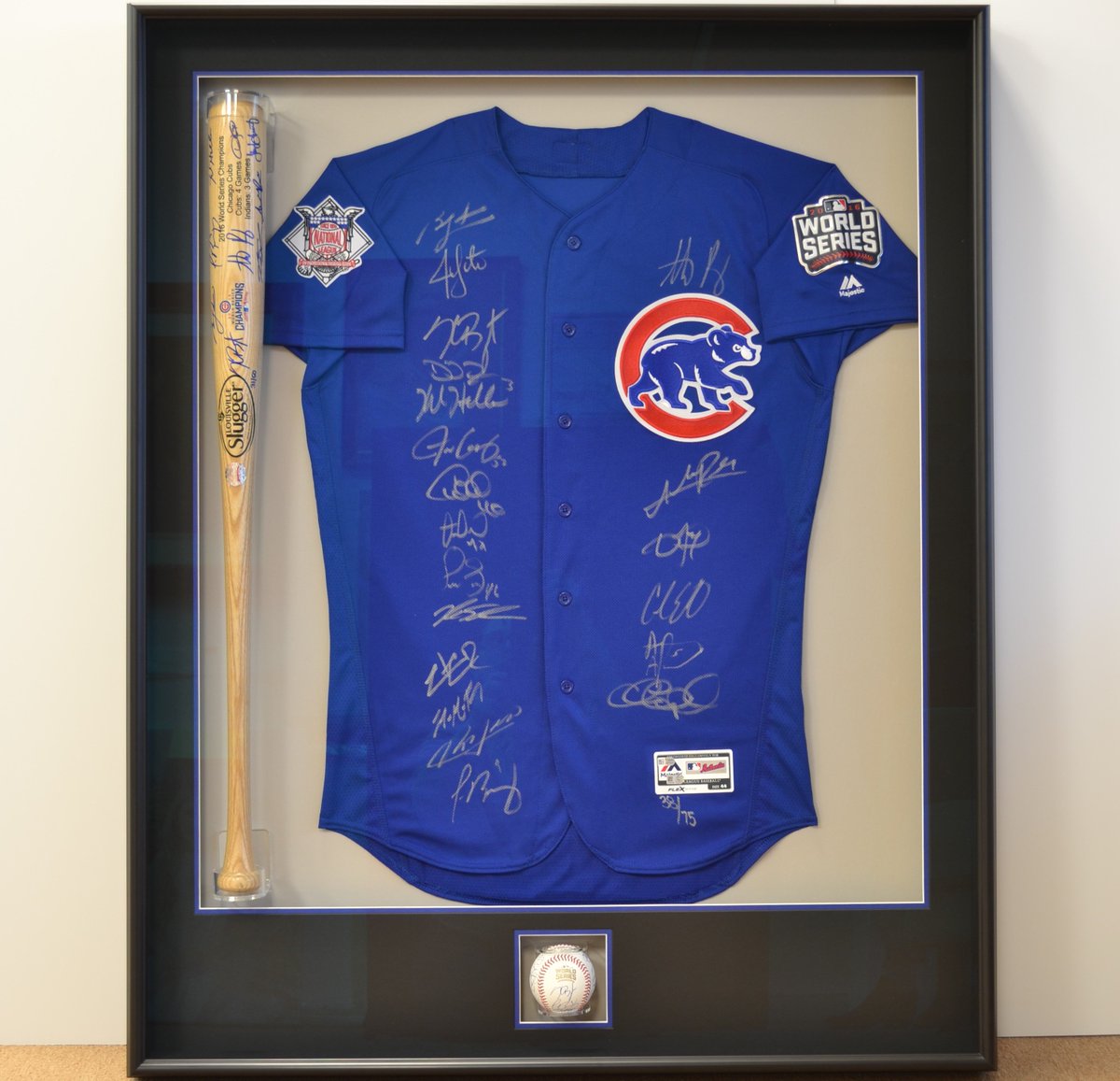 RicksFrameRVA's tweet image. just in time for opening day! another fun custom shadow box...