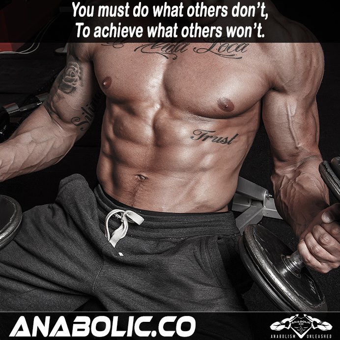 AnabolicCo's tweet photo. You must do what others don't, to achieve what others won't. #gymlife #livetotrain https://t.co/1ERZzr3RcP