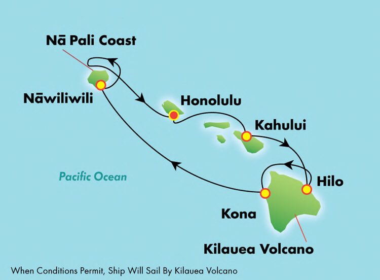 dale_lasson's tweet photo. Seems like a nice way to do Hawaii for my first time including an overnight in each of Maui and Honolulu . . . https://t.co/GqKP95nvKh