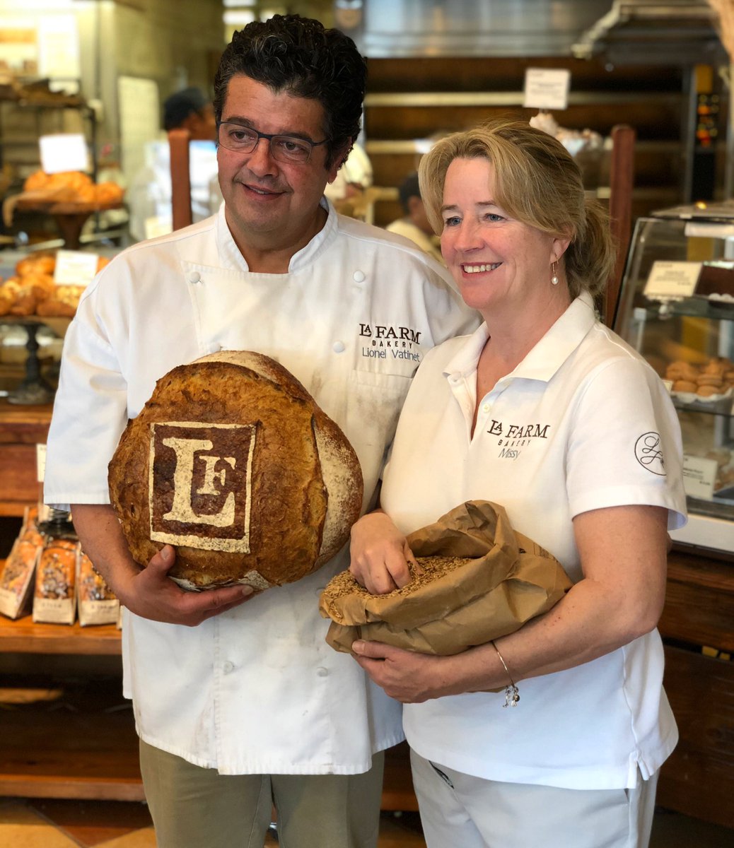 LesDamesNC's tweet photo. Merci, @lafarmbakery🥖🍞🥖 

Look for Dame Missy &amp; Lionel Vatinet’s glorious breads at our April 7th event 👏 

We’ll break bread &amp; celebrate your advocacy of #localgrain! 

#breadlove #lafarmbakery #lesdames #lesdamesnc #ldei https://t.co/oYjNeuQs2Y