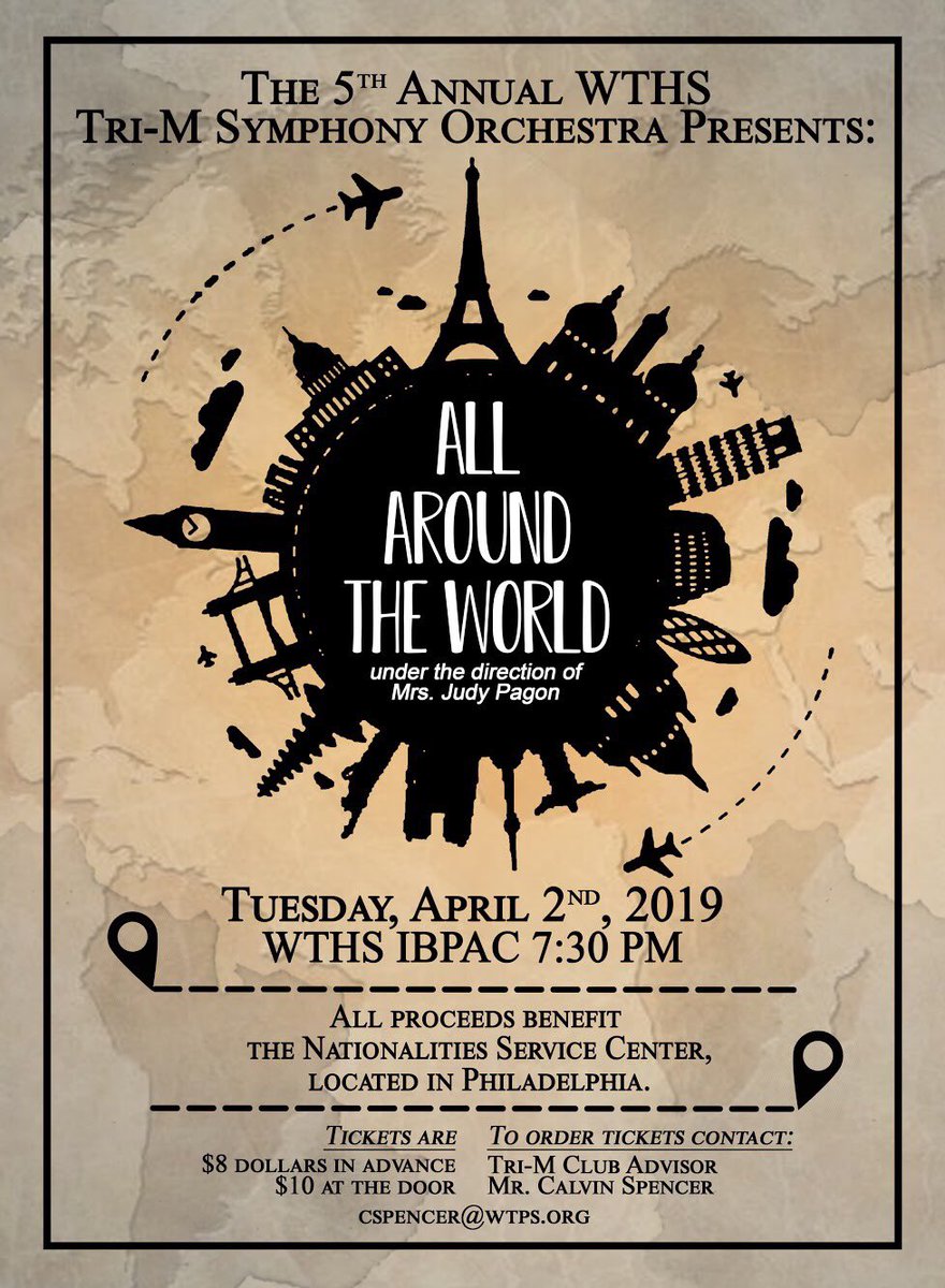 WTHS Tri-M (@wthstrim) on Twitter photo Tomorrow is the day!!! You won’t want to miss Tri-M’s Symphony Orchestra Concert featuring songs from around the world✈️🌍 Tickets are $10 at the door, see you tomorrow in the IBPAC!! <a href="/twppride/">Jonathan Strout</a> @SuperintendWTPS Tomorrow is the day!!! You won’t want to miss Tri-M’s Symphony Orchestra Concert featuring songs from around the world✈️🌍 Tickets are $10 at the door, see you tomorrow in the IBPAC!! <a href="/twppride/">Jonathan Strout</a> @SuperintendWTPS