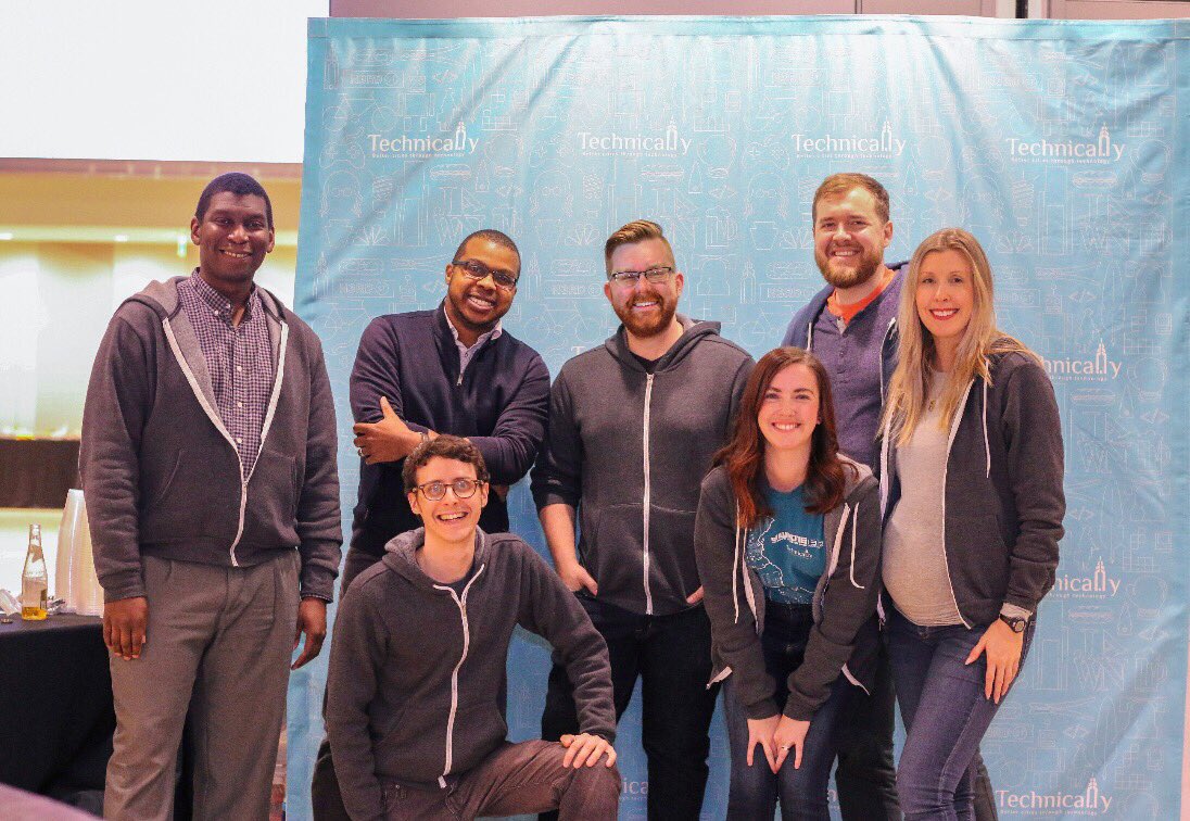 technicallym's tweet photo. Some of our team after closing out the @technicallyDE #networkde19 tech jobs fair held @CSCGlobal last month! https://t.co/rddi6AHKNX