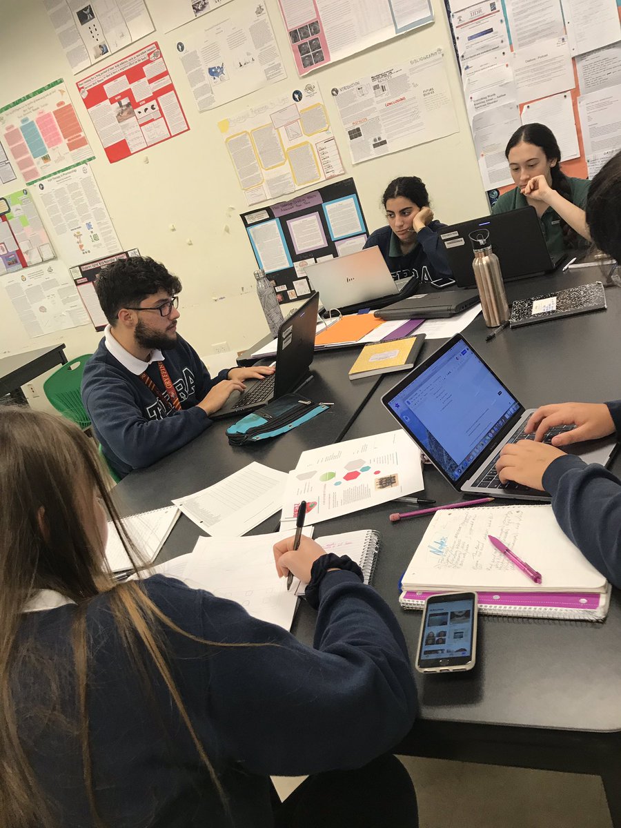 ProjectZpd6's tweet photo. Spring Break is over, but we are ready to work! Working hard on our portfolio/rough draft of our paper! https://t.co/YM2dRCGj0u