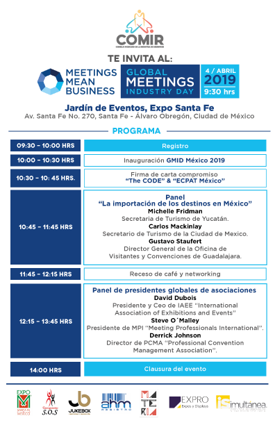 Estamos a tan solo unos días del Global Meetings Industry Day #GMID19 2019 y <a href="/PCO_MM/">PCO MM</a> se une al festejo.
#LiderazgoPCO