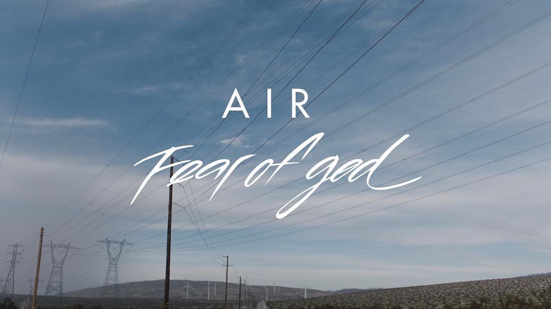 air fear of god logo