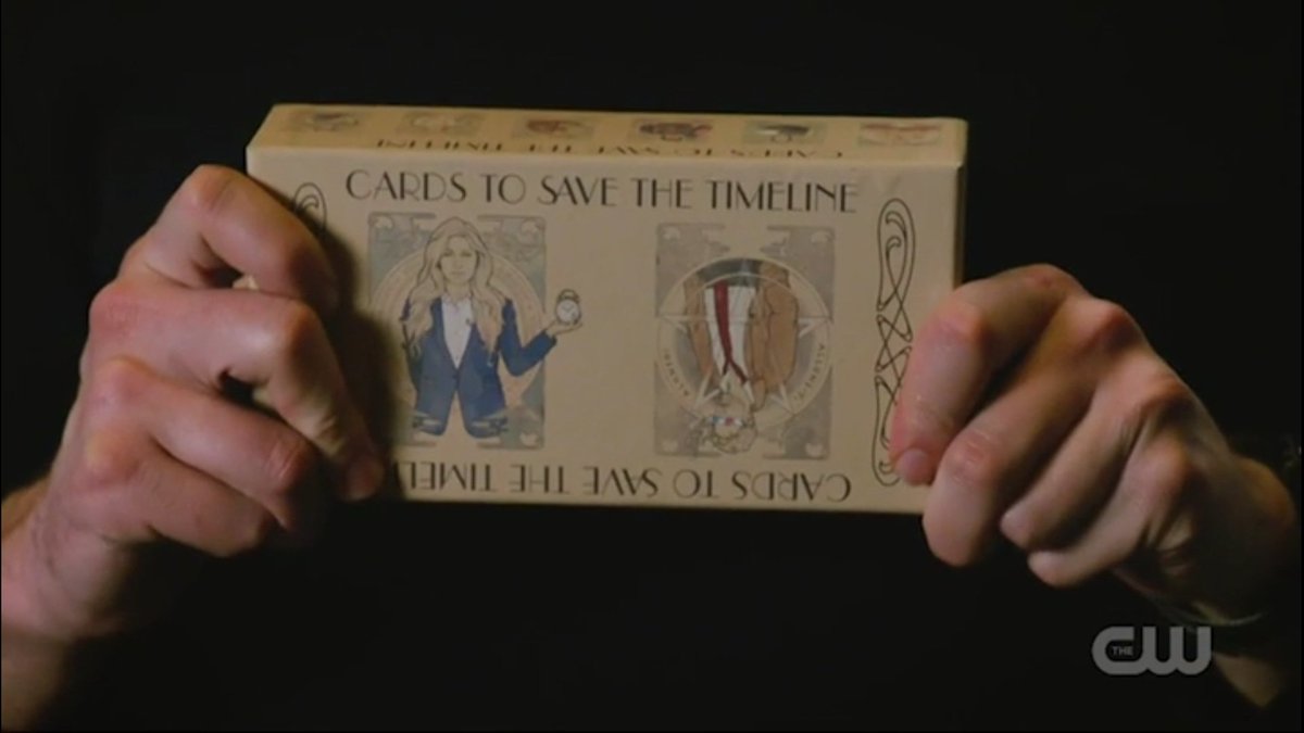 Chris_Ford_'s tweet photo. THEY'RE USING @ellehhaessiakah's  CARDS!!!! THAT'S SO COOL!!! #LegendsOfTomorrow #CardsToSaveTheTimeline https://t.co/Fnz5uozpJ1