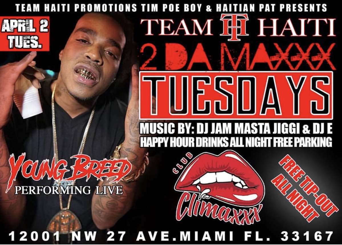 YBMMG's tweet image. Club Climaxxx Tuesday April 2nd!