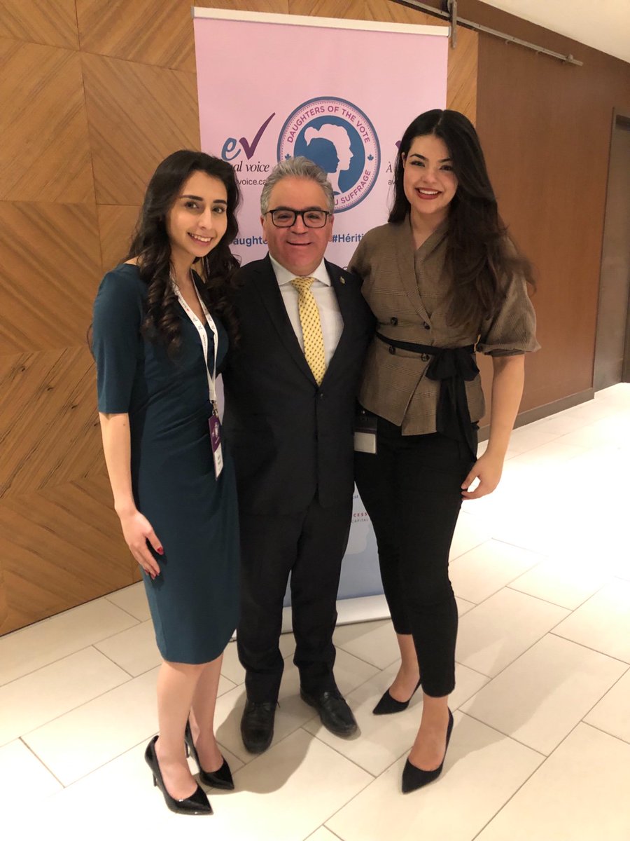 MP @fsorbara with his current and former #DOTV! Time flies :) @EqualVoiceCA #DOTV2019 #vaughanwoodbridge