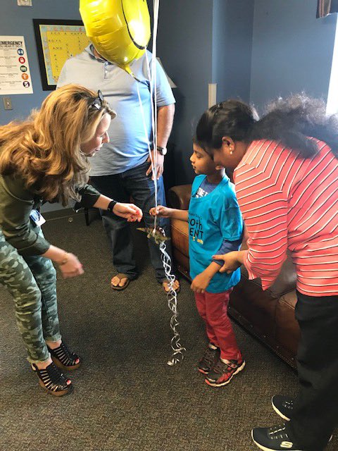 FISD_ECS's tweet photo. Today is not only a milestone for ECS, but for FISD, and it was perfect timing.  This year we are celebrating our 10 year old birthday, and today our enrollment hit 1000 students for the first time in Frisco's history! @friscoisd 
#ourFISDstory #ecskids https://t.co/ymzZIu0CXp
