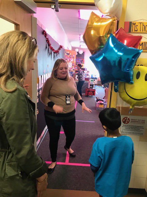 FISD_ECS's tweet photo. Today is not only a milestone for ECS, but for FISD, and it was perfect timing.  This year we are celebrating our 10 year old birthday, and today our enrollment hit 1000 students for the first time in Frisco's history! @friscoisd 
#ourFISDstory #ecskids https://t.co/ymzZIu0CXp