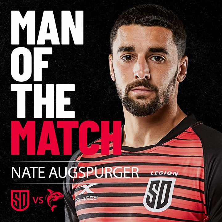 San Diego Legion Rugby (@sdlegion) on Twitter photo The <a href="/SDLegion/">Legion Rugby</a> MAN of the MATCH goes to Nate Augspurger, who showed great control on attack and overall commitment in defense.
Nate’s performance summed up the tenacity showed by the whole squad in securing a hard fought win over <a href="/Seawolves_Rugby/">Seawolves Academy</a>.
<a href="/Nthanielchannel/">Nate Augspurger</a> #WeAreLegion The <a href="/SDLegion/">Legion Rugby</a> MAN of the MATCH goes to Nate Augspurger, who showed great control on attack and overall commitment in defense.
Nate’s performance summed up the tenacity showed by the whole squad in securing a hard fought win over <a href="/Seawolves_Rugby/">Seawolves Academy</a>.
<a href="/Nthanielchannel/">Nate Augspurger</a> #WeAreLegion