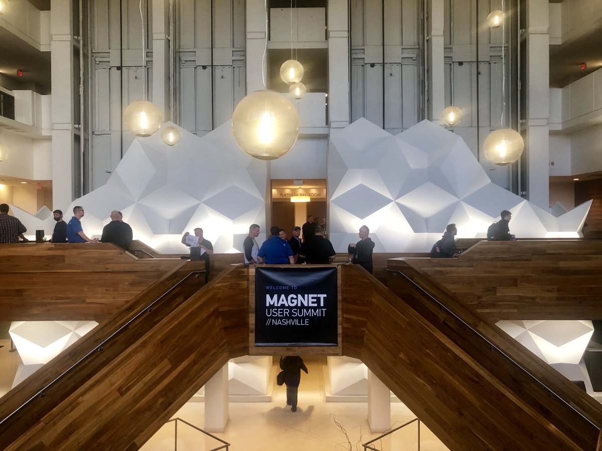RosalynnM's tweet photo. Nashville, we’re here! #MUS2019 has kicked off! Customers are piling in and the @MagnetForensics team is so grateful to spend the next few days with them. It’s going to be a fantastic week! https://t.co/D2BUdQwCtg