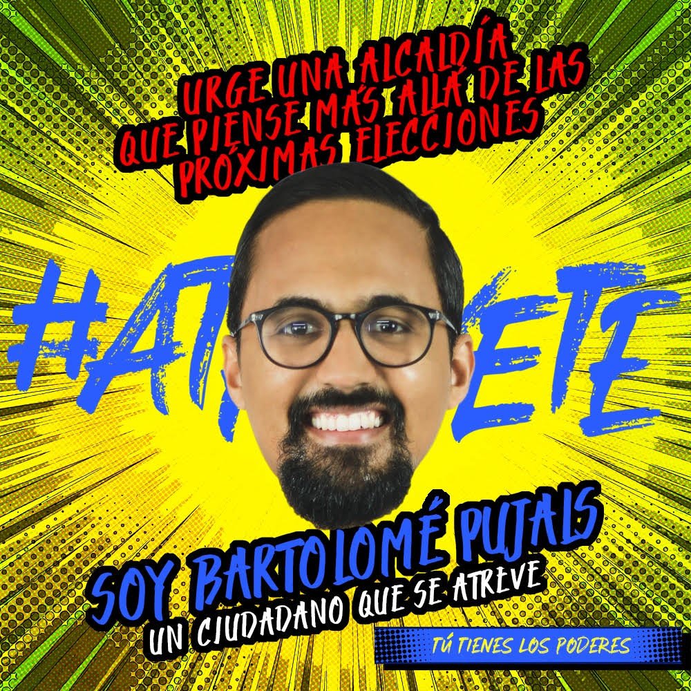 BartolomePujals's tweet photo. Las elecciones son cada cuatro años, la ciudad es eterna. Pensemos en el mañana no en el “juyendo”. Demosle a esta ciudad calidad de vida… #AtrévetePorTuCIUDAD #AtreveteDN https://t.co/SamsOdOvGw