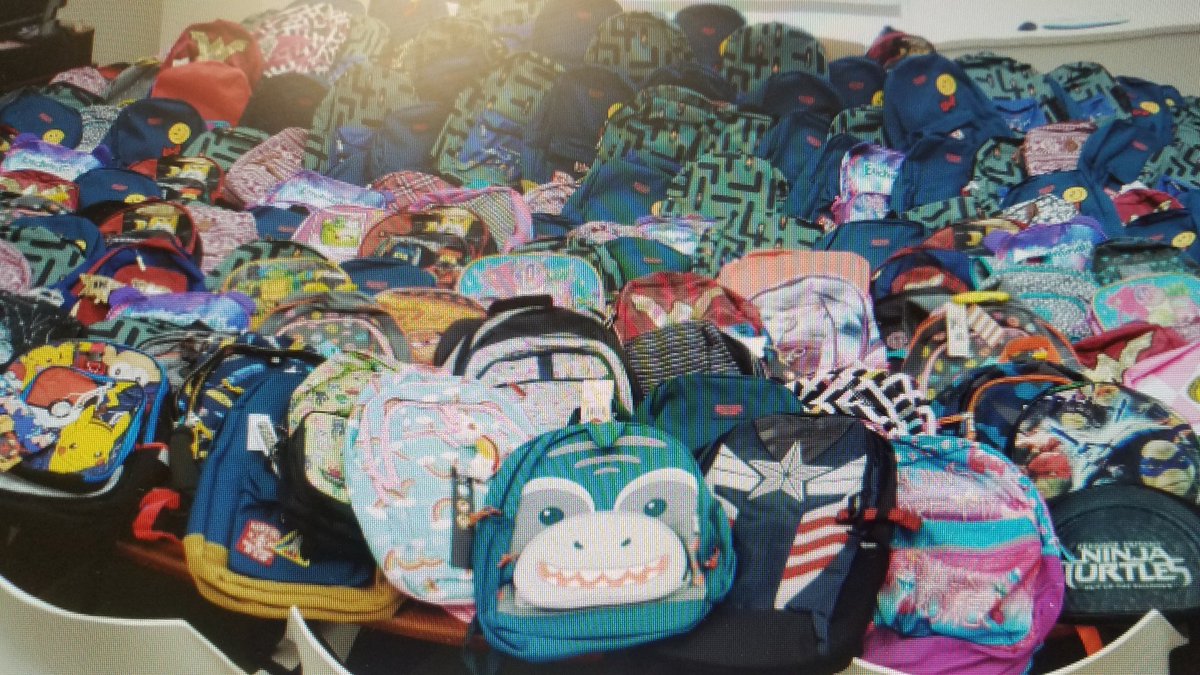 PattiMartinLR's tweet photo. 161-Now that's a lot of backpacks for foster kids! Way to go ENT, Derm, Speech &amp; Audio @archildrens ! https://t.co/5OZIywYluT