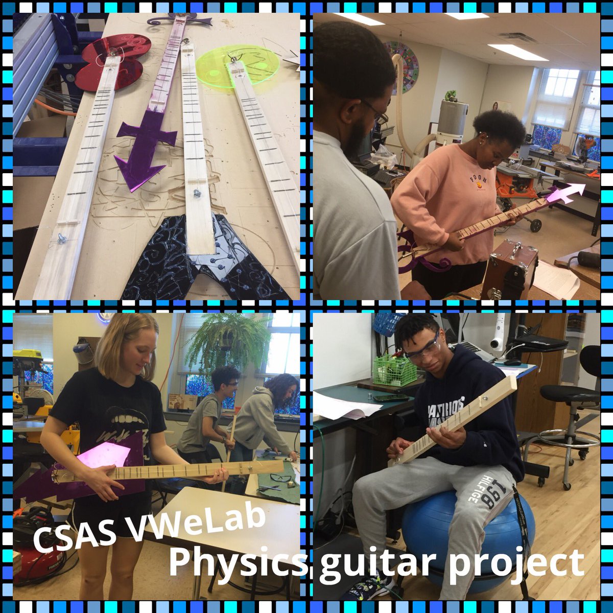 CSAS VW eLab (@csasvwelab) on Twitter photo Students have begun fabricating the bodies and headstock to personalize their one string guitars. Good work in the <a href="/csasVWeLab/">CSAS VW eLab</a> Students have begun fabricating the bodies and headstock to personalize their one string guitars. Good work in the <a href="/csasVWeLab/">CSAS VW eLab</a>