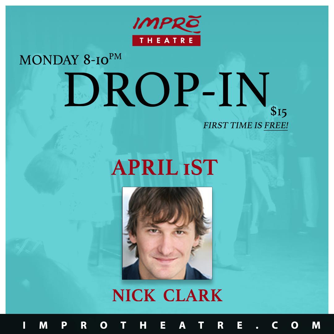 It's No Joke! 😉
Join us for another Impro Drop-In, TONIGHT at 8PM at Impro Studio!
Nick Clark will be leading tonight's Drop-In. 
Free if it's your first time and only $15 after that. 

We'll see you at the Studio! 
#LAThtr #Monday #Improv