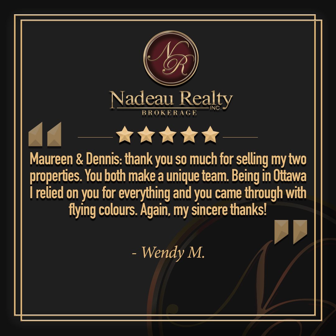 Nadeau Real Estate Group on Twitter "Dennis and Maureen Stover working