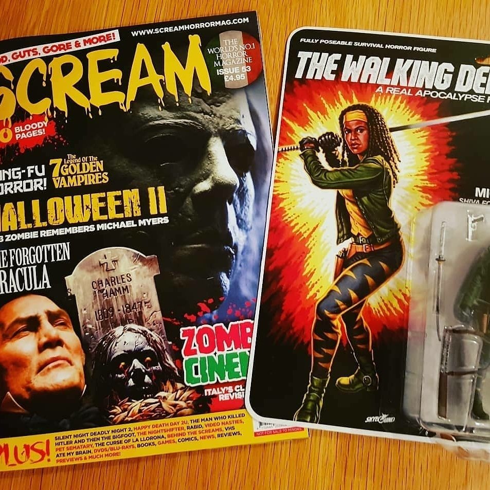 ScreamHorrorMag's tweet photo. Reposted from instagram @screamhorrormagazine  -  Reposted from @misterlall -  #scream #screamhorrormag #screamhorrormagazine #twd #thewalkingdead #michonne #horror #horrorgang #creepy #spooky #7goldenvampires #hammerhorror #hammer #HorrorMagazine #horrormovies https://t.co/B5rXheUxzi