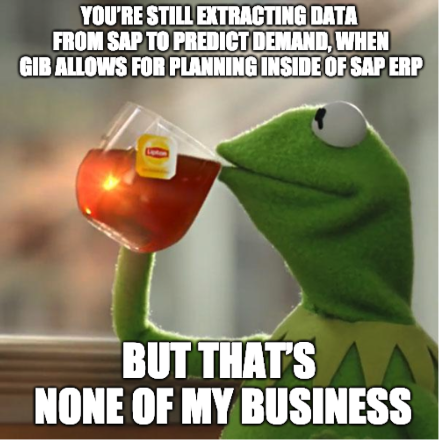 SCMSamurai's tweet photo. Kermit knows best.  Ask us about GIB!

#SAPPHIRE2019 #SAPSAPPHIRE #SAPPHIRENOW #ASUG2019 #SAPASUG #SAPSIG #ITAdata #Insite2Action #GIBUSA #SupplyChainSamurai #SapphireOrlando #ASUG365 https://t.co/OVzoo7S5u5