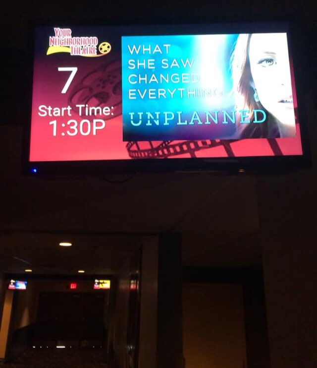 PatrickKKent's tweet photo. Unplanned the movie was awesome ๐....Go and support this film and the fight against abortion! Jeremiah 1:5 โBefore I formed you in the womb I knew you.โ #unplanned #abortion #savethechildren #save #redemption #salvation #jesus #thereisforgiveness #adopt https://t.co/rKfkbNTW84