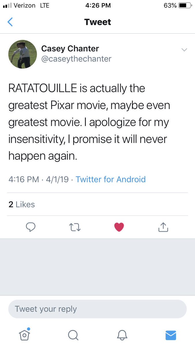 angietamato's tweet photo. Thank you @caseythechanter #respecttherat https://t.co/T5iEUPEgeG
