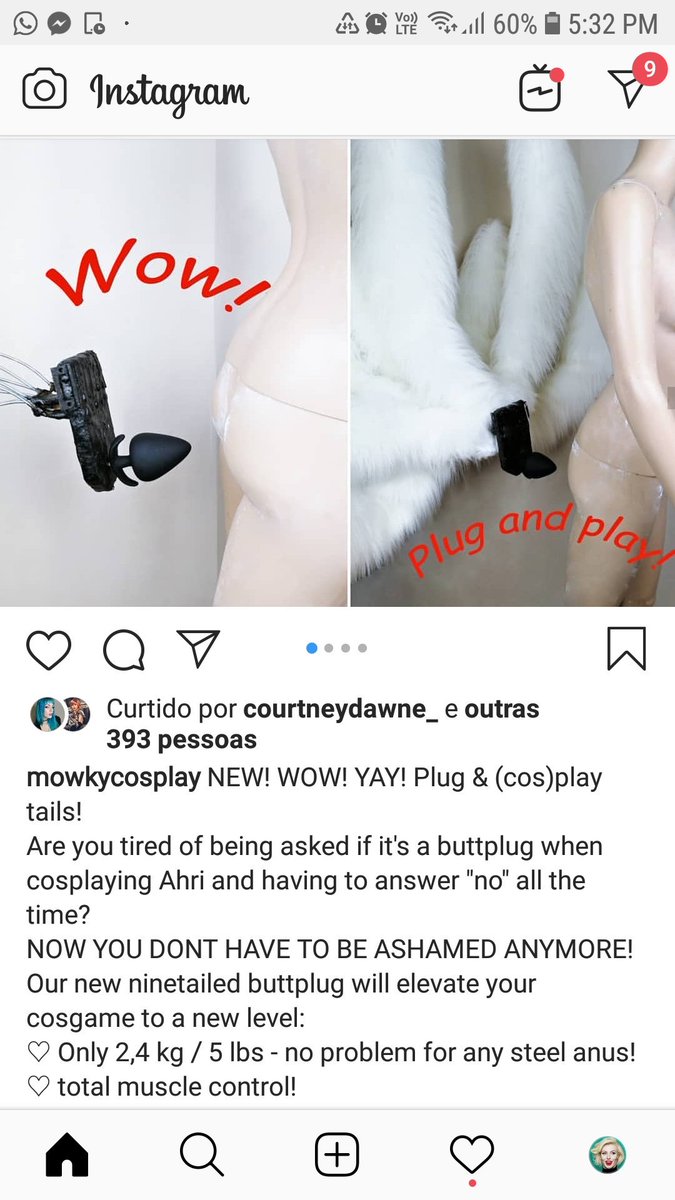 A Mowky fez um PLUG ANAL de rabas da ahri Pra quem vc daria esse  presentinho?