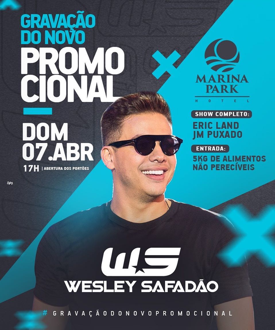 larissaguedes0's tweet photo. Vem aí a gravação de um novo CD Promocional! 📀 Avisa pra galera! É no próximo domingo (7), no Marina Park Hotel. #VaiSafadão #GravaçãoPromocional #Fortaleza #SocialMusic #WsShows https://t.co/p5nBjU4yte