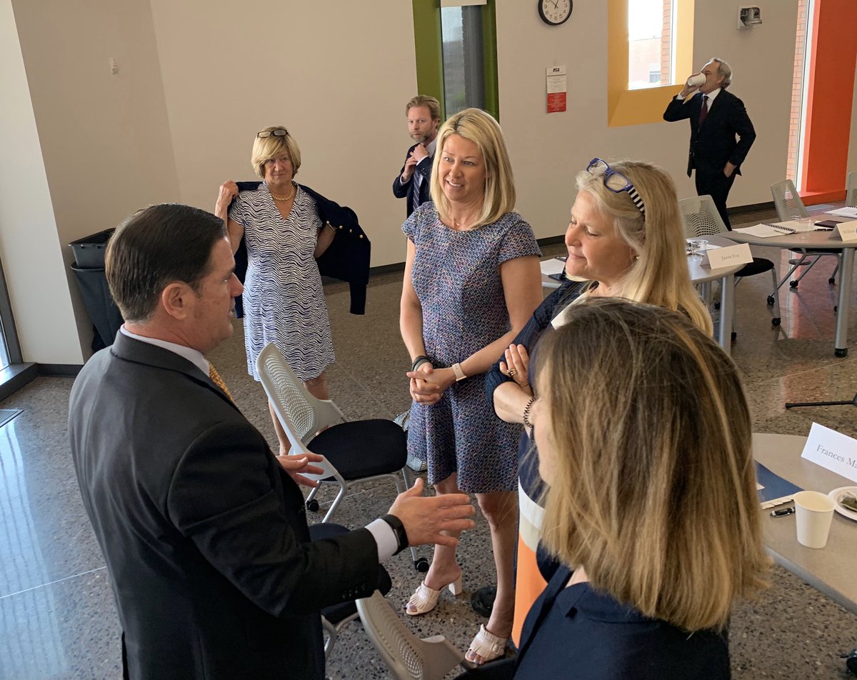 DougDucey's tweet photo. Stopped by the W.P. Carey Foundation Board Meeting this afternoon to discuss Arizona’s efforts to expand opportunity. Thanks for having me @WPCareySchool @ASU https://t.co/hVXtwBMFMU