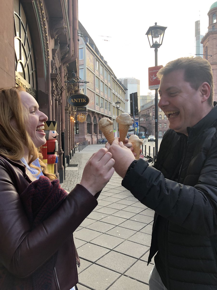 social_baptiste's tweet image. What an awesome day!  Unwinding with the team in downtown Frankfurt after #LetsConnect.  Lookout Zurich, here we come!  Signup now for the last few spots for Wed at Universite Zurich. Ibm.biz/LetsConnect @IBMSocialBiz #IceCreamCheers