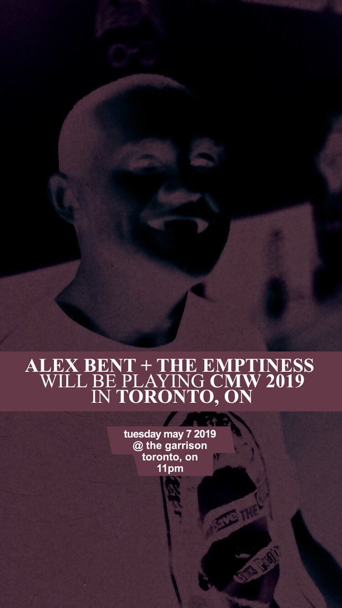 I am playing in Toronto, ON this May as part of #CMW2019

Toronto friends, hit me up!!