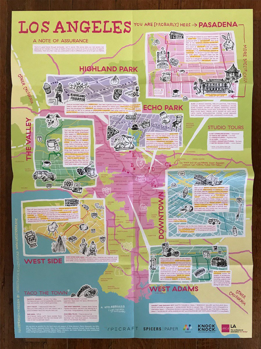 So thrilled to produce this beautiful stunning guide about LA for the <a href="/AIGAdesign/">AIGA</a> National Conference this wk! Special thx: <a href="/aigalosangeles/">AIGA Los Angeles</a> &amp; Amanda Hovest <a href="/knockknock/">Knock Knock</a> <a href="/typecraft/">Typecraft</a> <a href="/SPICERSPAPER/">Spicers Paper</a> <a href="/mohawkpaper/">Mohawk</a> Lysistrata Karch-Coar @_erikaabrams_ <a href="/joshfreeman/">Josh Freeman</a> &amp; Toni Hollander-Morse